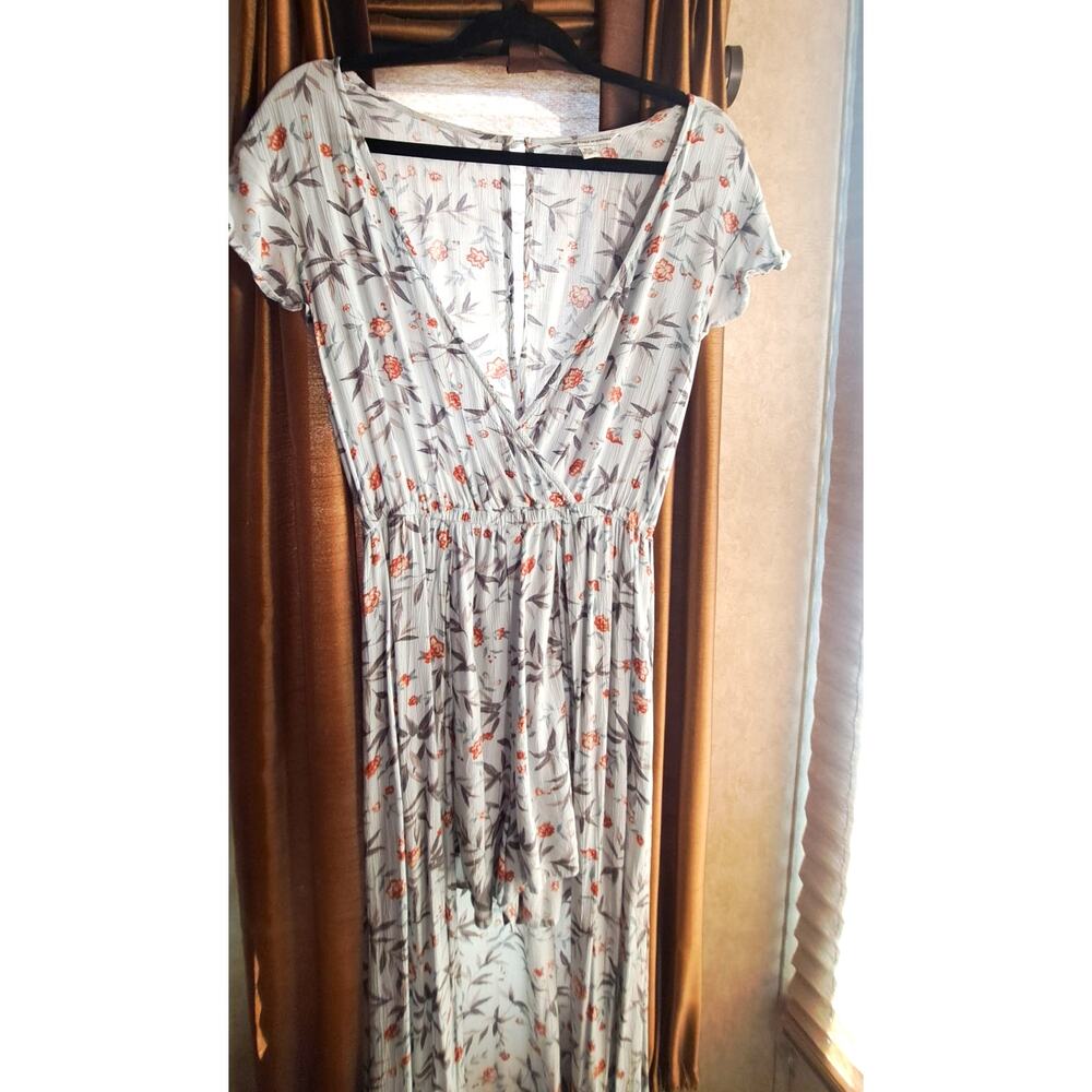 American Eagle Outfitters XS/TPi Romper with a Maxi Skirt Overlay